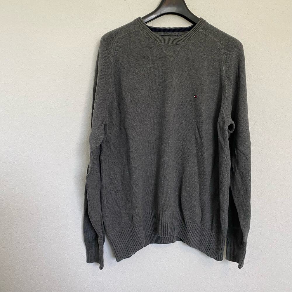 Tommy Hilfiger Gray Crewneck Sweater‎ XL